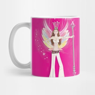 Angel Arshia - Reiki Crystal Angel - illustration by Benita Jayne Mug